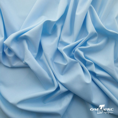Ткань сорочечная Илер 100%полиэстр, 120 г/м2 ш.150 см, цв.голубой - купить в Благовещенске. Цена 290.24 руб.