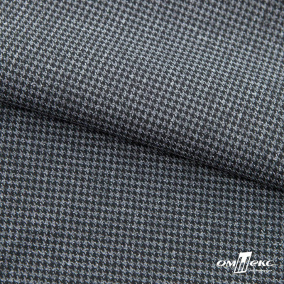 Ткань костюмная Пье-де-пуль 24013, 210 гр/м2, шир.150см, цвет чёрн/св.серый - купить в Благовещенске. Цена 334.18 руб.