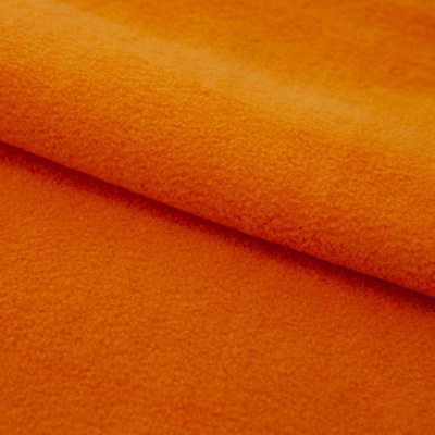 Флис DTY 16-1358, 250 г/м2, шир. 150 см, цвет оранжевый - купить в Благовещенске. Цена 640.46 руб.