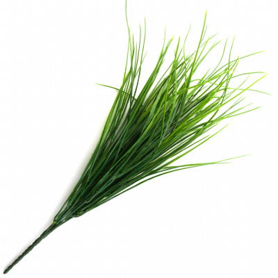 Трава искусственная -4, шт  (осока 50 см/8 см  7 листов)				 - купить в Благовещенске. Цена: 130.73 руб.