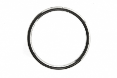Кольцо металлическое №40 мм, цв.-никель - купить в Благовещенске. Цена: 4.45 руб.