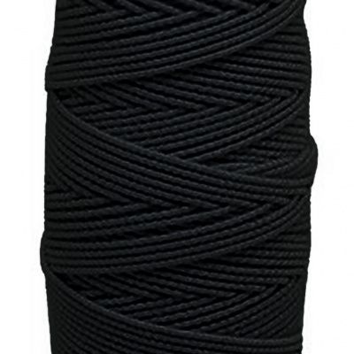 Нитка - резинка Спандекс 25 м (уп-10шт)-чёрные - купить в Благовещенске. Цена: 36.02 руб.