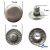 Кнопка металлическая "Альфа" с пружиной, 15 мм (уп. 720+/-20 шт), цвет никель - купить в Благовещенске. Цена: 1 466.73 руб.