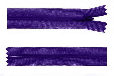 Молния потайная Т3 866, 50 см, капрон, цвет фиолетовый - купить в Благовещенске. Цена: 8.62 руб.