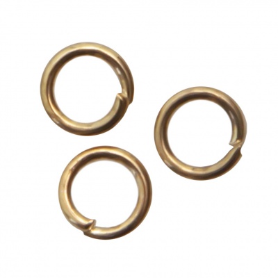 Кольцо  соединительное для бижутерии 4 мм, цв.-золото - купить в Благовещенске. Цена: 0.41 руб.