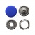 Кнопка рубашечная (закрытая) 9,5мм - эмаль, цв.168 - голубой - купить в Благовещенске. Цена: 4.77 руб.