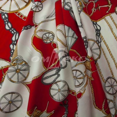 Плательная ткань "Фламенко" 13.1, 80 гр/м2, шир.150 см, принт этнический - купить в Благовещенске. Цена 241.49 руб.