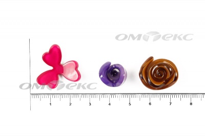 Украшение "Розы малые №1" 20мм - купить в Благовещенске. Цена: 32.49 руб.