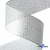 Лента металлизированная "ОмТекс", 50 мм/уп.22,8+/-0,5м, цв.- серебро - купить в Благовещенске. Цена: 149.71 руб.