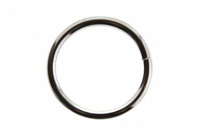 Кольцо металлическое d-3 х 32 мм, цв.-никель - купить в Благовещенске. Цена: 3.92 руб.