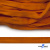 Шнур плетеный (плоский) d-12 мм, (уп.90+/-1м), 100% полиэстер, цв.267 - оранжевый - купить в Благовещенске. Цена: 8.62 руб.