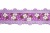 Тесьма декоративная 0385-6169, шир. 25 мм/уп. 22,8+/-1 м, цвет 01-фиолетовый - купить в Благовещенске. Цена: 387.43 руб.
