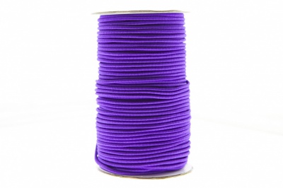 0370-1301-Шнур эластичный 3 мм, (уп.100+/-1м), цв.175- фиолет - купить в Благовещенске. Цена: 459.62 руб.