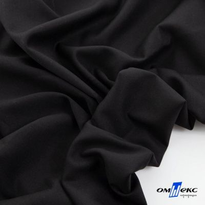 Ткань костюмная "Искола" 65% P, 32% R, 3% S, 268 г/м2, шир.150 см, цв-чёрный C#12 - купить в Благовещенске. Цена 