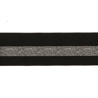 #2/6-Лента эластичная вязаная с рисунком шир.52 мм (45,7+/-0,5 м/бобина) - купить в Благовещенске. Цена: 69.33 руб.