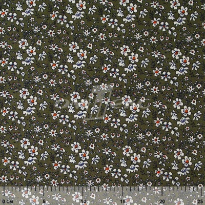 Плательная ткань "Фламенко" 11.2, 80 гр/м2, шир.150 см, принт растительный - купить в Благовещенске. Цена 259.21 руб.