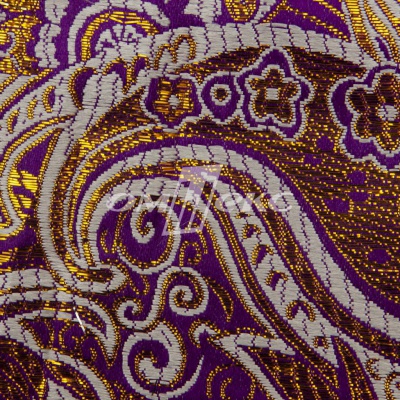 Ткань костюмная жаккард №9, 140 гр/м2, шир.150см, цвет фиолет - купить в Благовещенске. Цена 383.29 руб.
