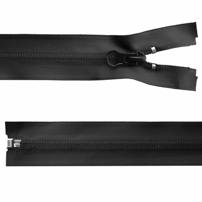 Молния водонепроницаемая PVC Т-7, 100 см, разъемная, цвет чёрный - купить в Благовещенске. Цена: 61.89 руб.