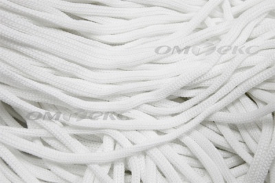 Шнур Т-02 (4с2) мелкое плетение 4мм 100 м белый - купить в Благовещенске. Цена: 2.50 руб.