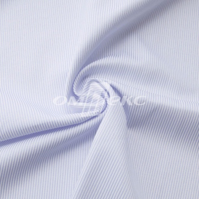 Ткань сорочечная Пула, 115 г/м2, 58% пэ,42% хл, шир.150 см, цв.1-голубой, (арт.107) - купить в Благовещенске. Цена 306.69 руб.