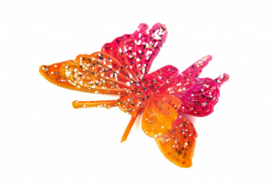 Бабочка декоративная пластиковая #10 - купить в Благовещенске. Цена: 7.09 руб.
