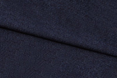Ткань джинсовая №96, 160 гр/м2, шир.148см, цвет т.синий - купить в Благовещенске. Цена 350.42 руб.