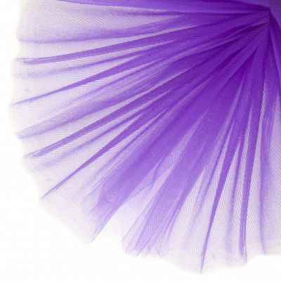 Фатин матовый 16-85, 12 гр/м2, шир.300см, цвет фиолетовый - купить в Благовещенске. Цена 97.30 руб.