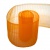 Лента капроновая "Гофре", шир. 110 мм/уп. 50 м, цвет оранжевый - купить в Благовещенске. Цена: 26.93 руб.