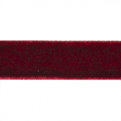 Лента бархатная нейлон, шир.12 мм, (упак. 45,7м), цв.240-бордо - купить в Благовещенске. Цена: 392 руб.