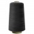 Швейные нитки (армированные) 28S/2, нам. 2 500 м, цвет чёрный - купить в Благовещенске. Цена: 139.91 руб.