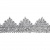 Тесьма металлизированная 0384-0240, шир. 40 мм/уп. 25+/-1 м, цвет серебро - купить в Благовещенске. Цена: 490.74 руб.