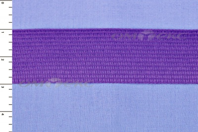 Окантовочная тесьма №0225, шир. 22 мм (в упак. 100 м), цвет фиолет - купить в Благовещенске. Цена: 271.60 руб.