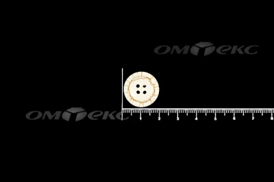 Пуговица деревянная круглая №33 (18мм) - купить в Благовещенске. Цена: 2.55 руб.