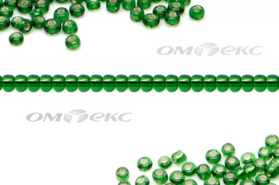 Бисер (SL) 11/0 ( упак.100 гр) цв.27В - зелёный - купить в Благовещенске. Цена: 53.34 руб.