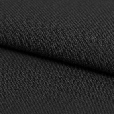 Костюмная ткань с вискозой "Рошель", 250 гр/м2, шир.150см, цвет чёрный - купить в Благовещенске. Цена 438.12 руб.