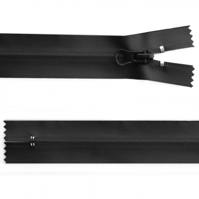 Молния водонепроницаемая PVC Т-7, 20 см, неразъемная, цвет чёрный - купить в Благовещенске. Цена: 21.56 руб.