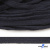 Шнур плетеный d-8 мм плоский, 70% хлопок 30% полиэстер, уп.85+/-1 м, цв.1010-т.синий - купить в Благовещенске. Цена: 735 руб.