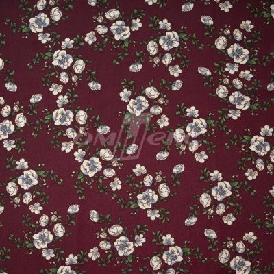 Плательная ткань "Фламенко" 3.3, 80 гр/м2, шир.150 см, принт растительный - купить в Благовещенске. Цена 317.46 руб.