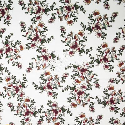 Плательная ткань "Фламенко" 23.1, 80 гр/м2, шир.150 см, принт растительный - купить в Благовещенске. Цена 264.56 руб.