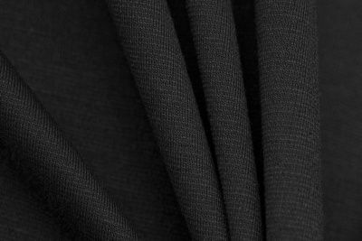 Трикотаж "Grange" BLACK 1# (2,38м/кг), 280 гр/м2, шир.150 см, цвет чёрно-серый - купить в Благовещенске. Цена 861.22 руб.