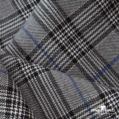 Ткань костюмная "Клер" 80% P, 16% R, 4% S, 200 г/м2, шир.150 см,#3 цв-серый/синий - купить в Благовещенске. Цена 412.02 руб.