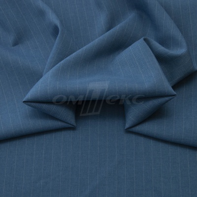 Костюмная ткань "Жаклин", 188 гр/м2, шир. 150 см, цвет серо-голубой - купить в Благовещенске. Цена 430.84 руб.