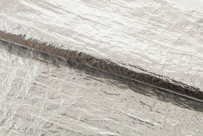 Текстильный материал "Диско"#1805 с покрытием РЕТ, 40гр/м2, 100% полиэстер, цв.2-серебро - купить в Благовещенске. Цена 444.86 руб.