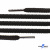 Шнурки #106-09, круглые 130 см, цв.чёрный - купить в Благовещенске. Цена: 21.92 руб.