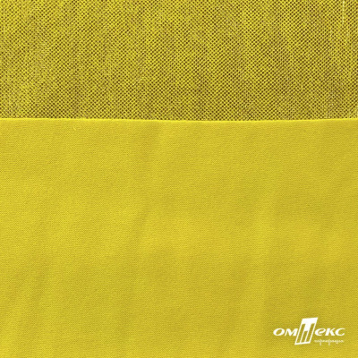 Трикотажное полотно голограмма, шир.140 см, #602 -жёлтый/жёлтый - купить в Благовещенске. Цена 385.88 руб.