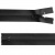 Молния водонепроницаемая PVC Т-7, 18 см, неразъемная, цвет чёрный - купить в Благовещенске. Цена: 21.20 руб.