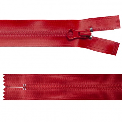 Молния водонепроницаемая PVC Т-7, 20 см, неразъемная, цвет (820)-красный - купить в Благовещенске. Цена: 21.56 руб.