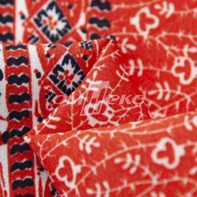 Плательная ткань "Фламенко" 24.1, 80 гр/м2, шир.150 см, принт этнический - купить в Благовещенске. Цена 241.49 руб.
