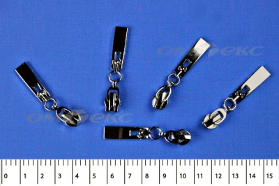 Слайдер декоративный, металлический №1/спираль Т7/никель - купить в Благовещенске. Цена: 6.29 руб.