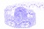 Тесьма кружевная 0621-2063, шир. 40 мм/уп. 20+/-1 м, цвет 107-фиолет - купить в Благовещенске. Цена: 933.93 руб.